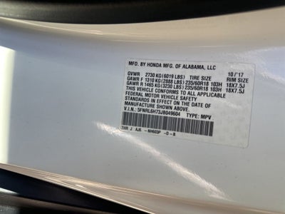 2018 Honda Odyssey EX-L