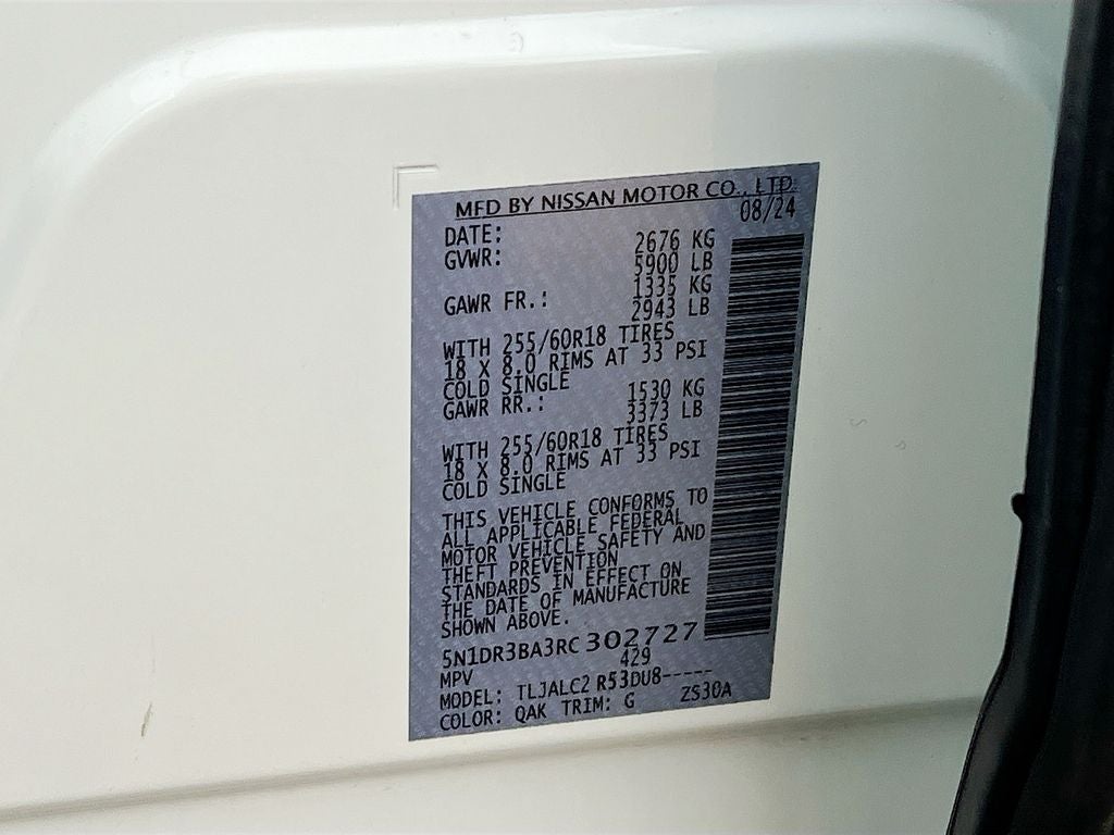 2024 Nissan Pathfinder SV