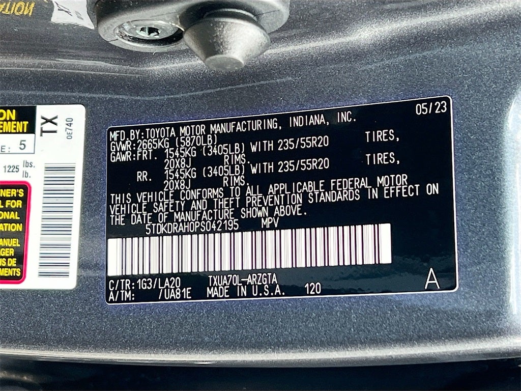 2023 Toyota Highlander Platinum