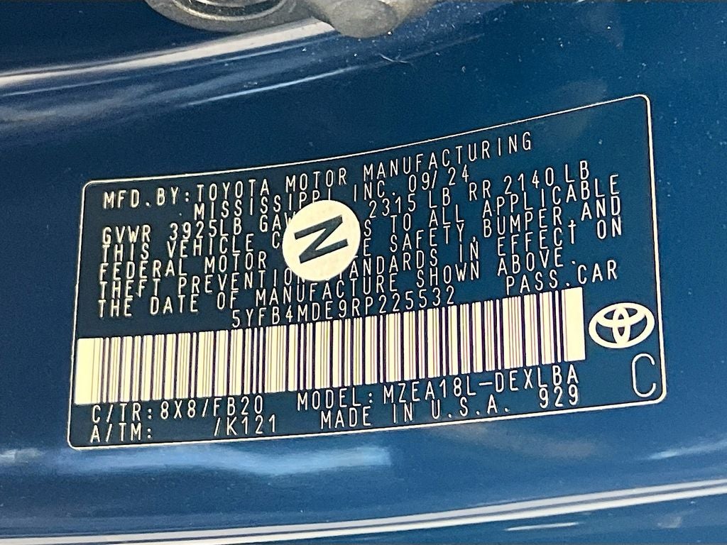 2024 Toyota Corolla LE