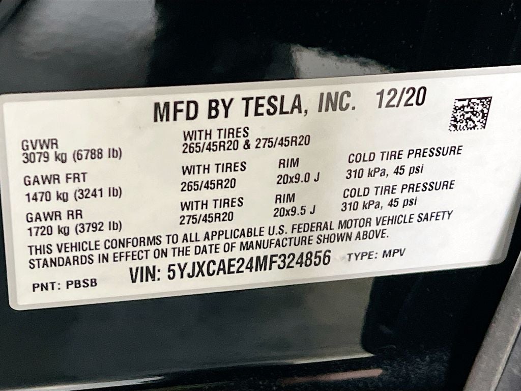 2021 Tesla Model X Long Range