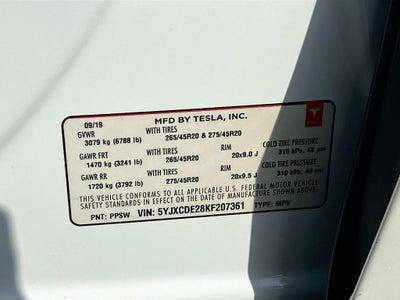 2019 Tesla Model X Long Range