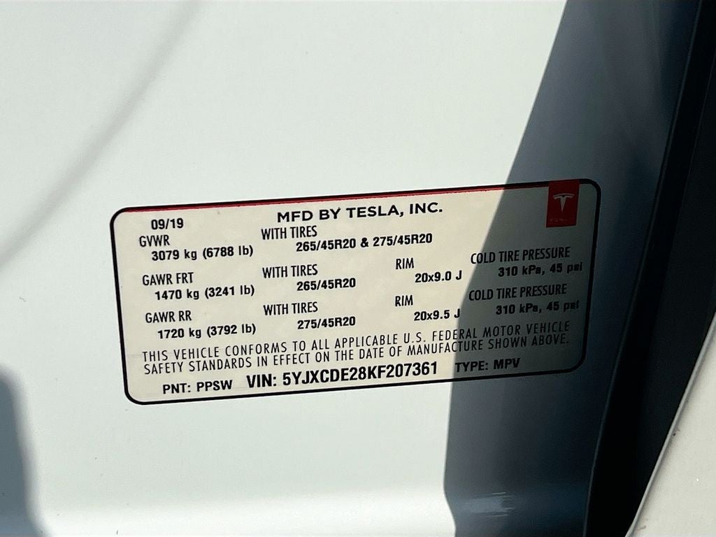 2019 Tesla Model X Long Range