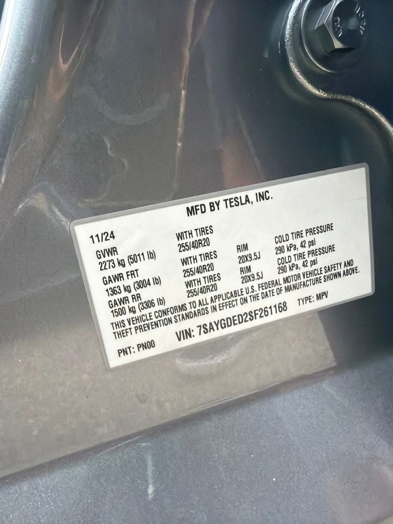 2025 Tesla Model Y Long Range