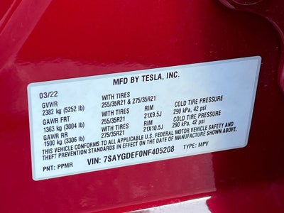 2022 Tesla Model Y Performance