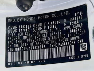 2018 Honda Civic EX-L