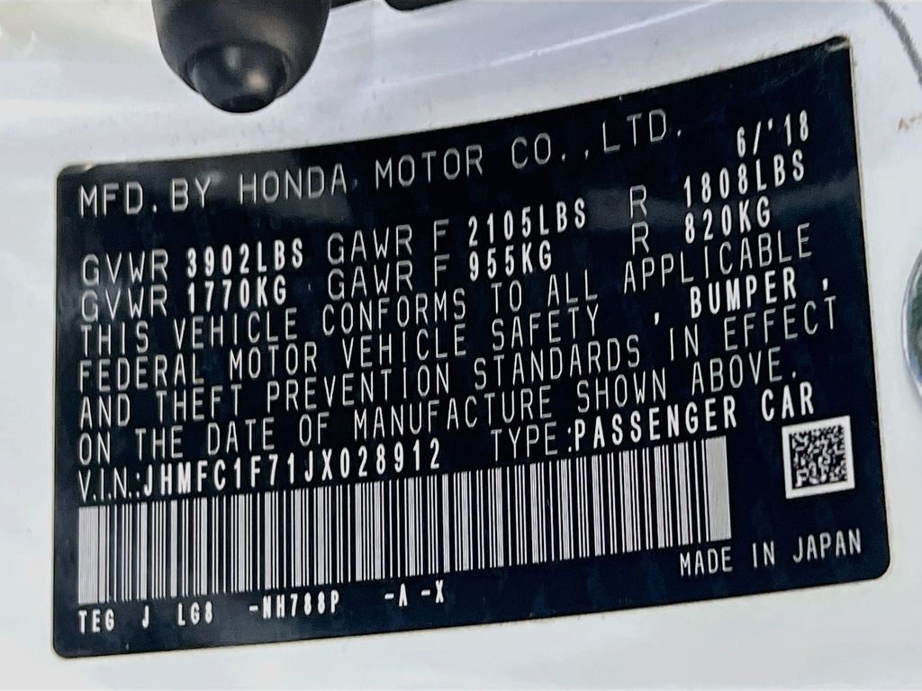 2018 Honda Civic EX-L