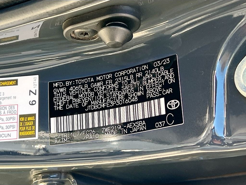 2023 Toyota Corolla Hybrid SE