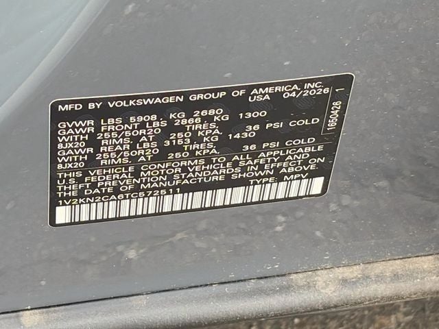2026 Volkswagen Atlas 2.0T SE W/TECHNOLOGY
