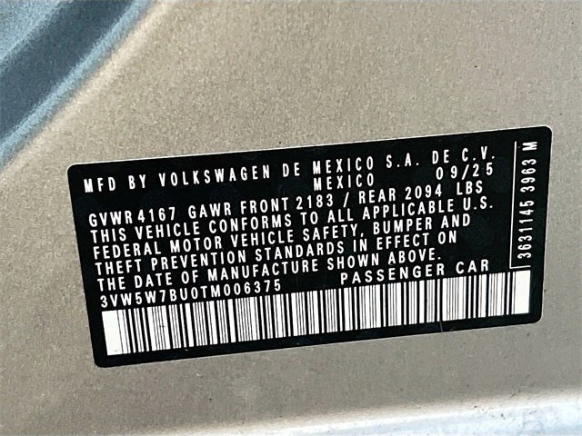 2026 Volkswagen Jetta 1.5T S