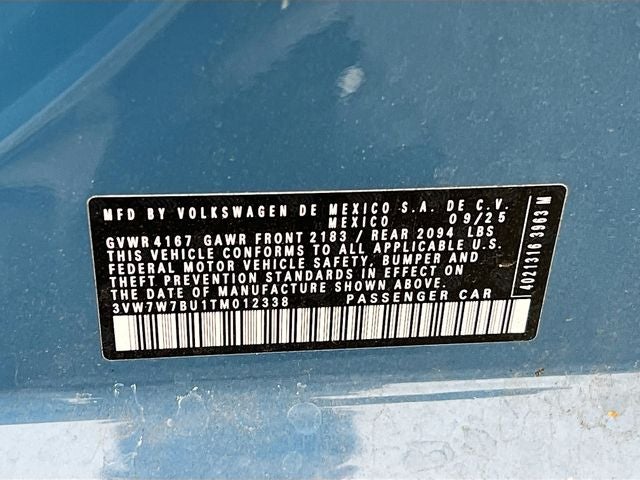 2026 Volkswagen Jetta 1.5T SE