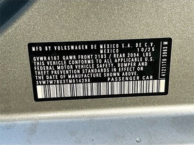 2026 Volkswagen Jetta 1.5T SE