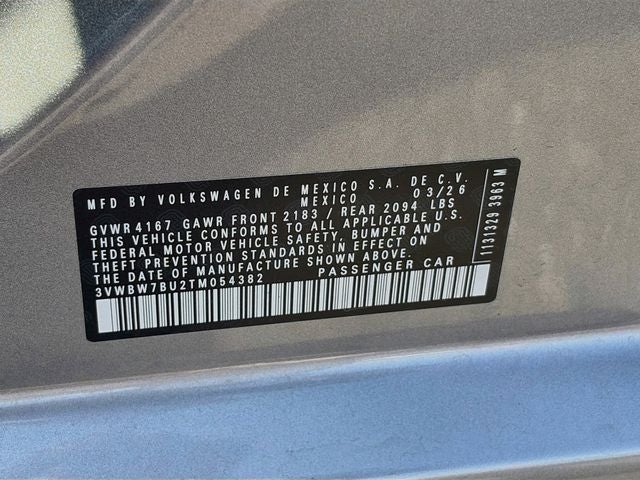 2026 Volkswagen Jetta 1.5T Sport