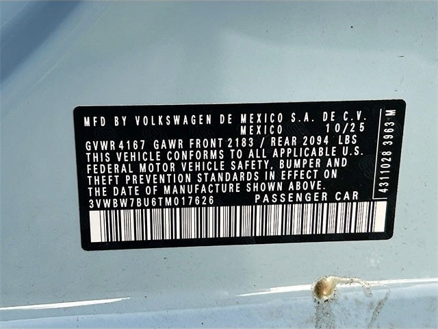 2026 Volkswagen Jetta 1.5T Sport