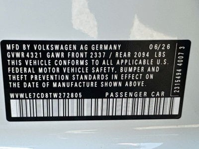 2026 Volkswagen Golf GTI 2.0T S