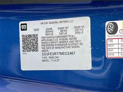 2022 Chevrolet Camaro SS 1SS