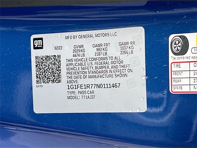 2022 Chevrolet Camaro SS 1SS