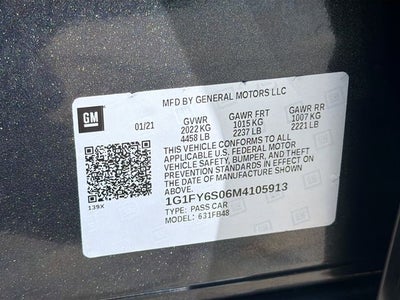 2021 Chevrolet Bolt EV LT