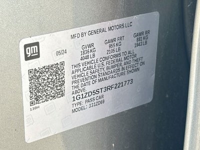 2024 Chevrolet Malibu LT 1LT
