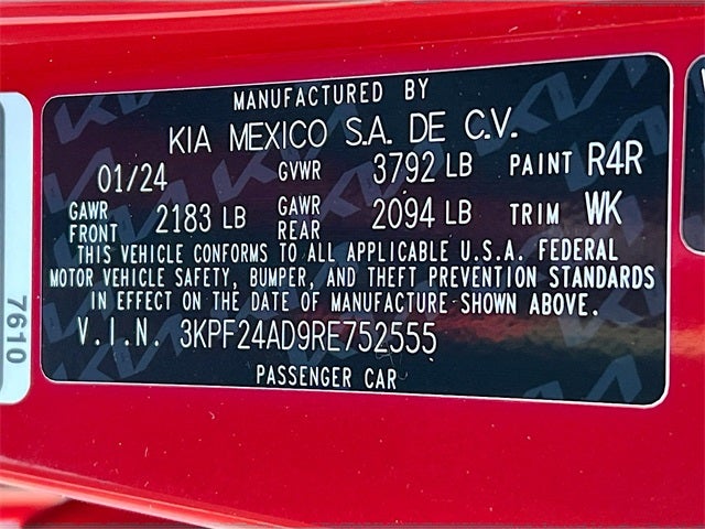2024 Kia Forte LXS
