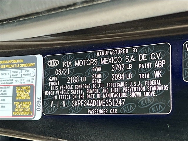 2021 Kia Forte GT-Line