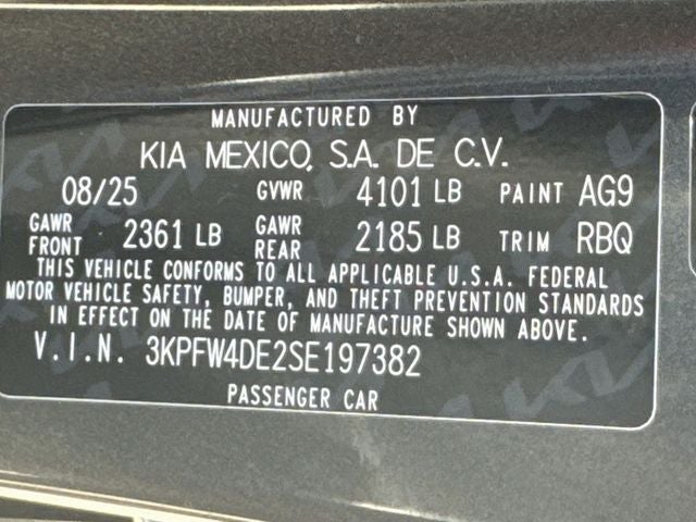 2025 Kia K4 GT-Line