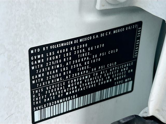 2022 Volkswagen Taos 1.5T SE