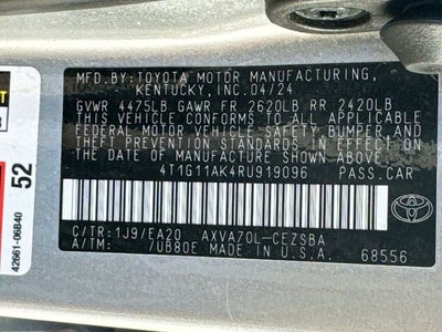 2024 Toyota Camry SE