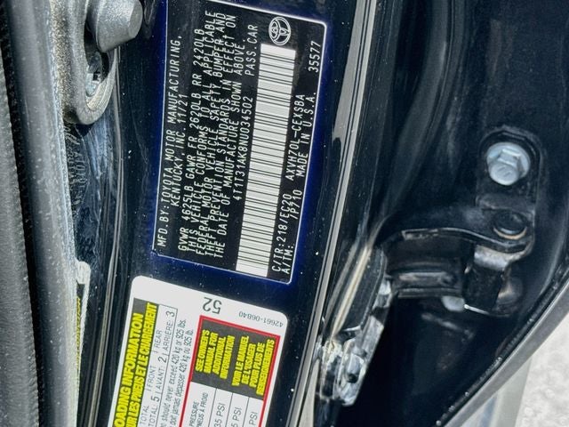 2022 Toyota Camry Hybrid Nightshade