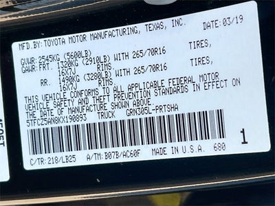 2019 Toyota Tacoma TRD Pro V6