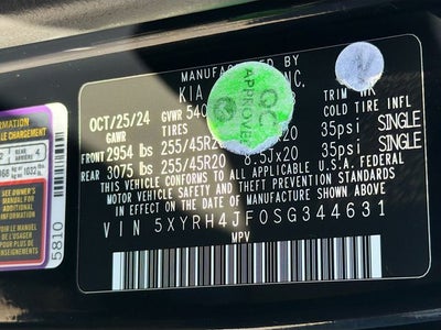 2025 Kia Sorento EX