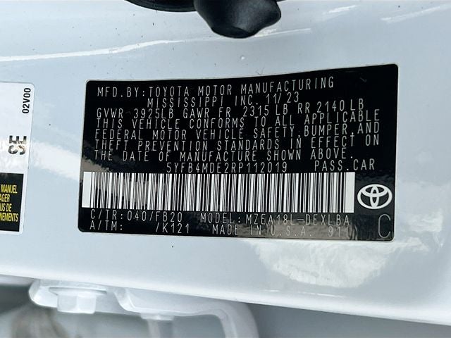 2024 Toyota Corolla LE