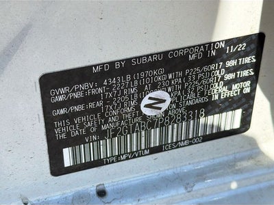 2023 Subaru Crosstrek Base