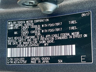 2018 Toyota 4Runner SR5 Premium