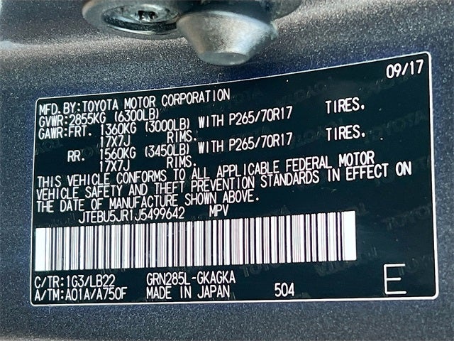 2018 Toyota 4Runner SR5 Premium