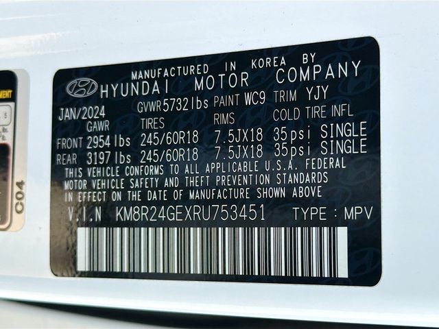 2024 Hyundai Palisade SEL 7 Passenger