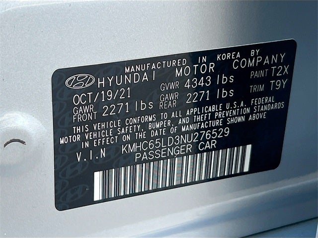 2022 Hyundai Ioniq Plug-In Hybrid SE