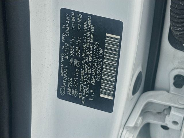2026 Hyundai Elantra SEL Sport